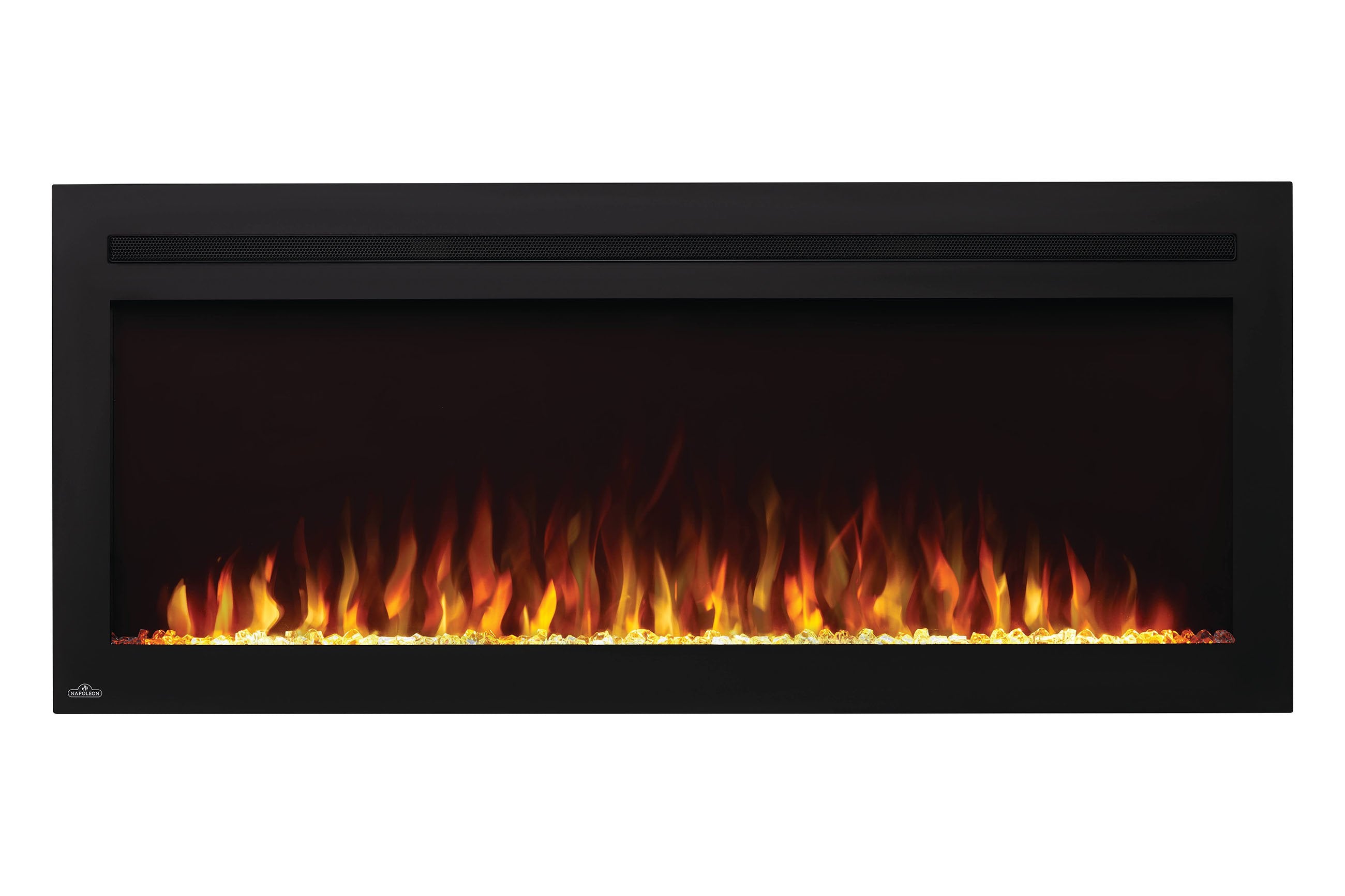 Napoleon PurView 50-Inch Wall Mount Electric Fireplace - Recessed or Surface Mount - Modern Home Heating for Living Room, Bedroom & Office