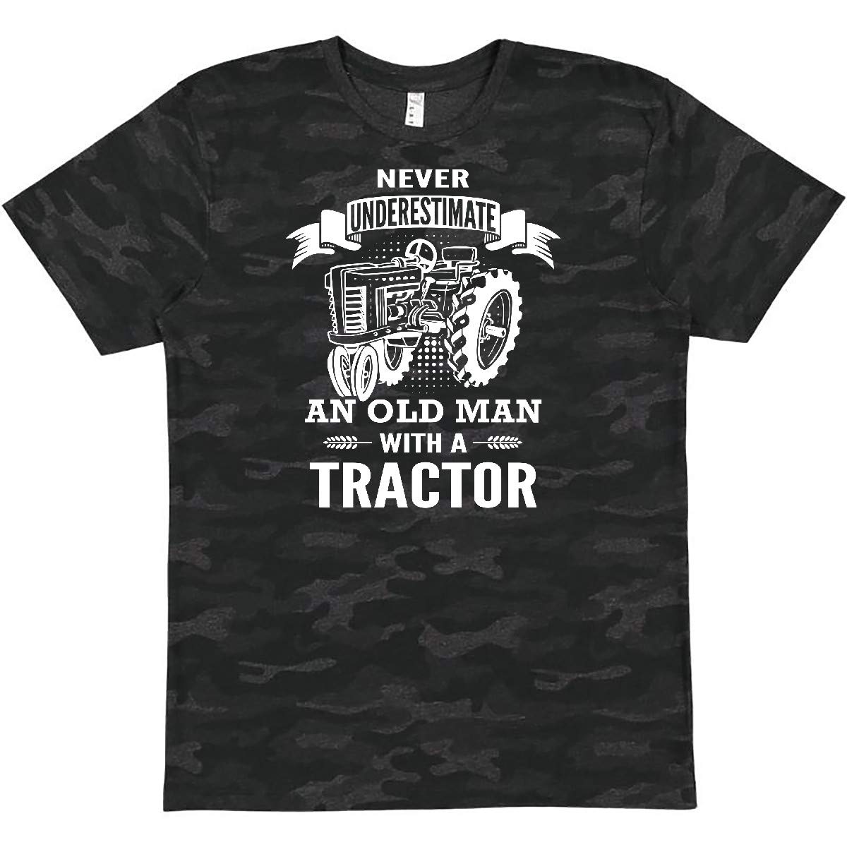 Vintage Old Man Tractor Graphic T-Shirt for Men - Comfortable Cotton Tee for Farmers, Truck Drivers & Country Lovers - Perfect for Casual Wear, Work & Outdoor Activities