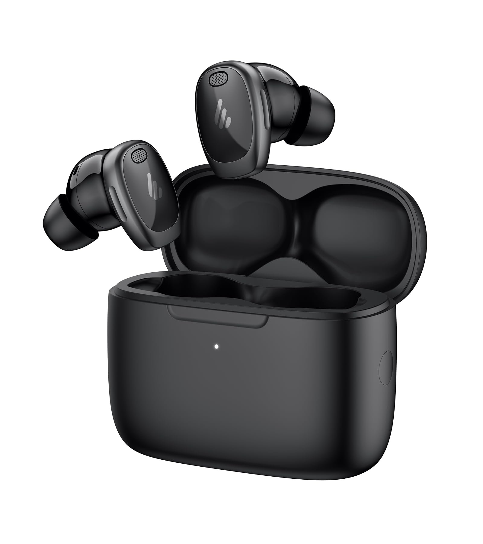Edifier NeoDots True Wireless Earbuds with Hybrid ANC (48dB Noise Cancelling), Hi-Res Audio & LDAC, Wireless Charging, 6-Mic ENC, 56H Battery Life, Bluetooth 5.4 - Black | Perfect for Travel, Workouts & Commuting