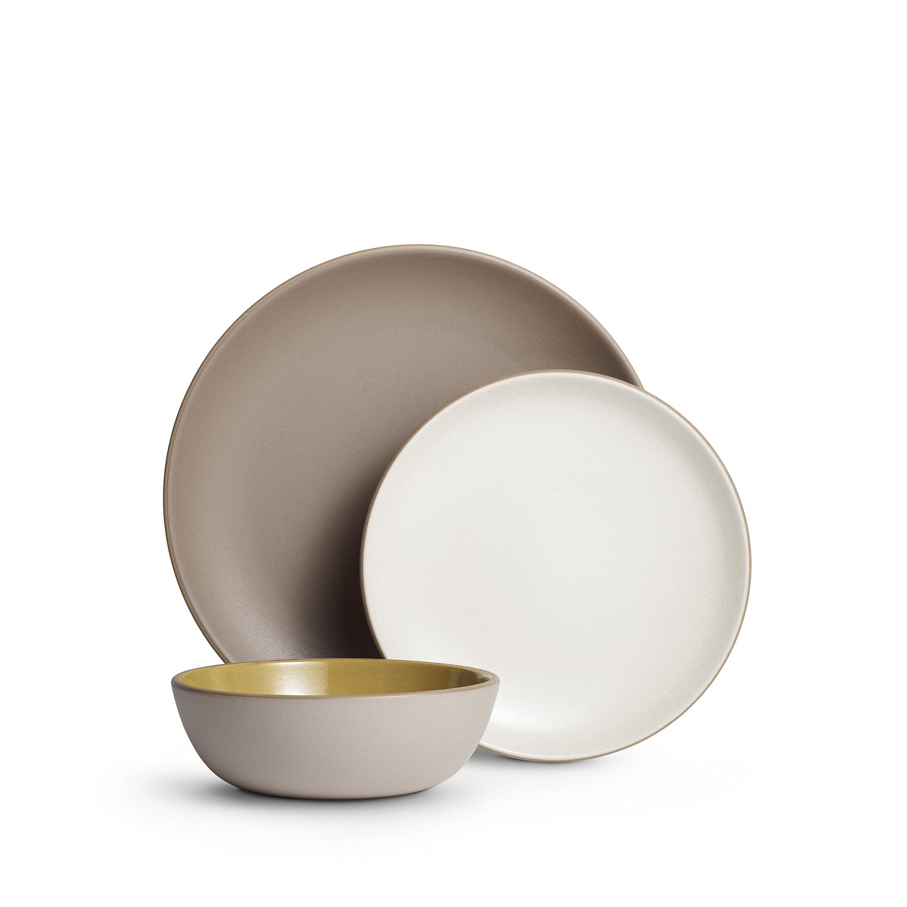 Currey 3-Piece Dinnerware Set - Elegant Porcelain Plates, Bowls & Mugs for Everyday Dining, Entertaining & Gifts | Dishwasher & Microwave Safe