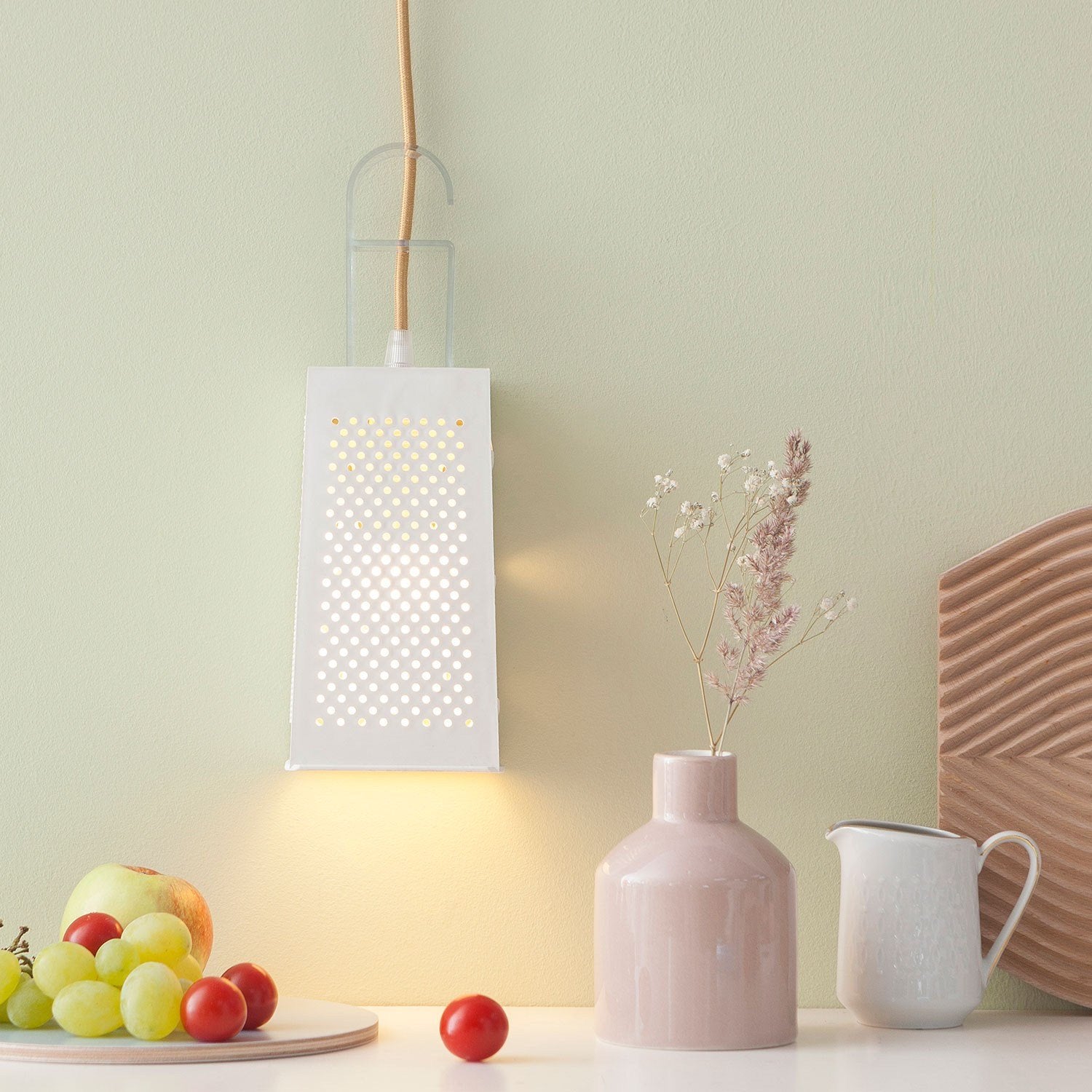 Stylish Cacio&pepe Pendant Lamp - Modern Italian-Inspired Hanging Light Fixture for Kitchen, Dining Room & Living Room Decor