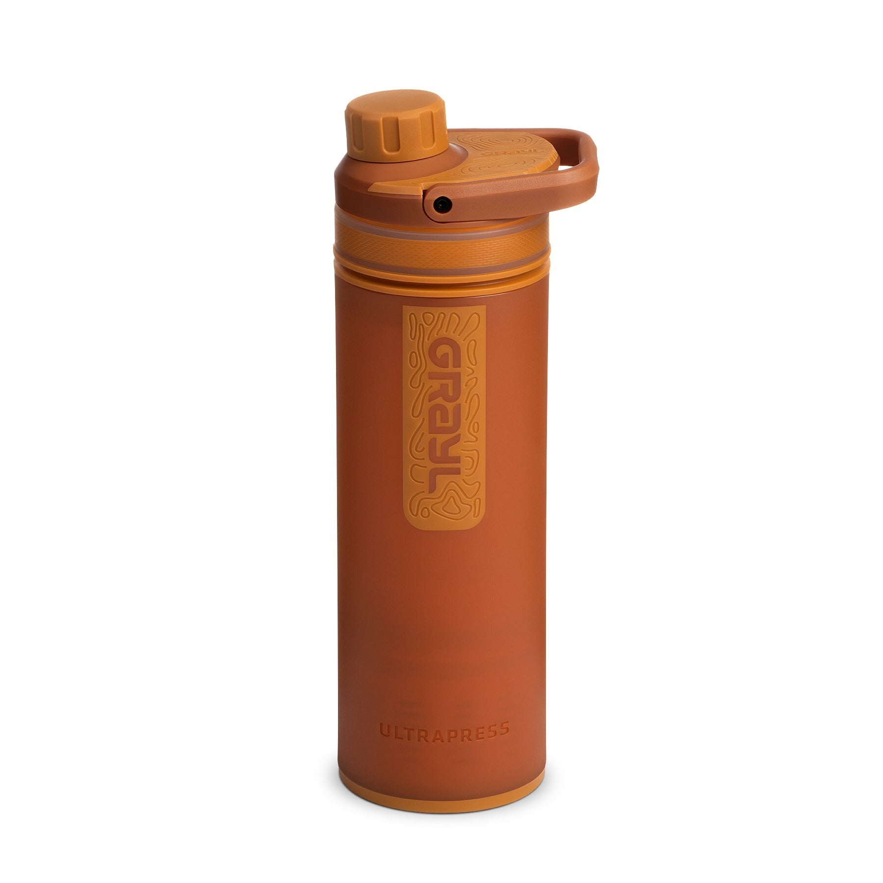 16.9oz Ultrapress Water Purifier Bottle - Portable Filtered Water Bottle for Hiking, Camping & Travel - BPA Free & Leak Proof