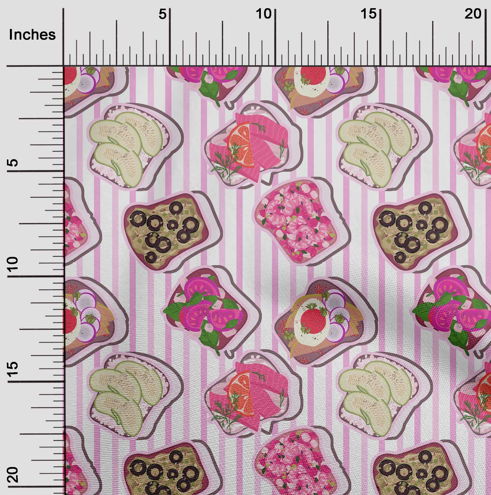 Premium 100% Cotton Poplin Twill Fabric - Light Pink Dress Material, 56 Inch Wide by The Yard | Perfect for DIY Food-Themed Dresses, Aprons & Kitchen Decor