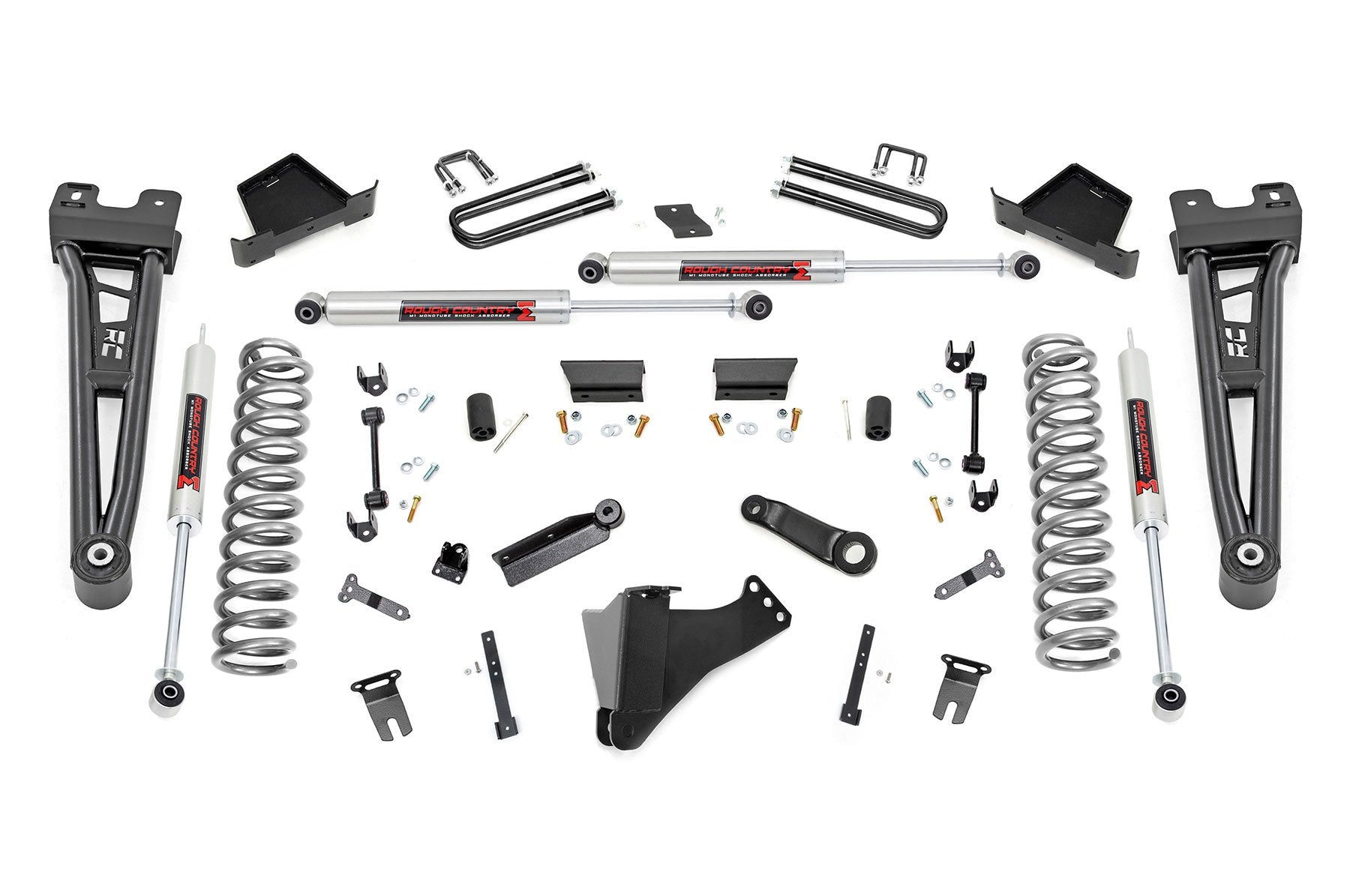 6 Inch Lift Kit for Ford F-250/F-350 Super Duty (2023-2025) - Heavy Duty Gas Radius Arm Suspension System M1 41640 - Off-Road & Truck Customization Upgrade