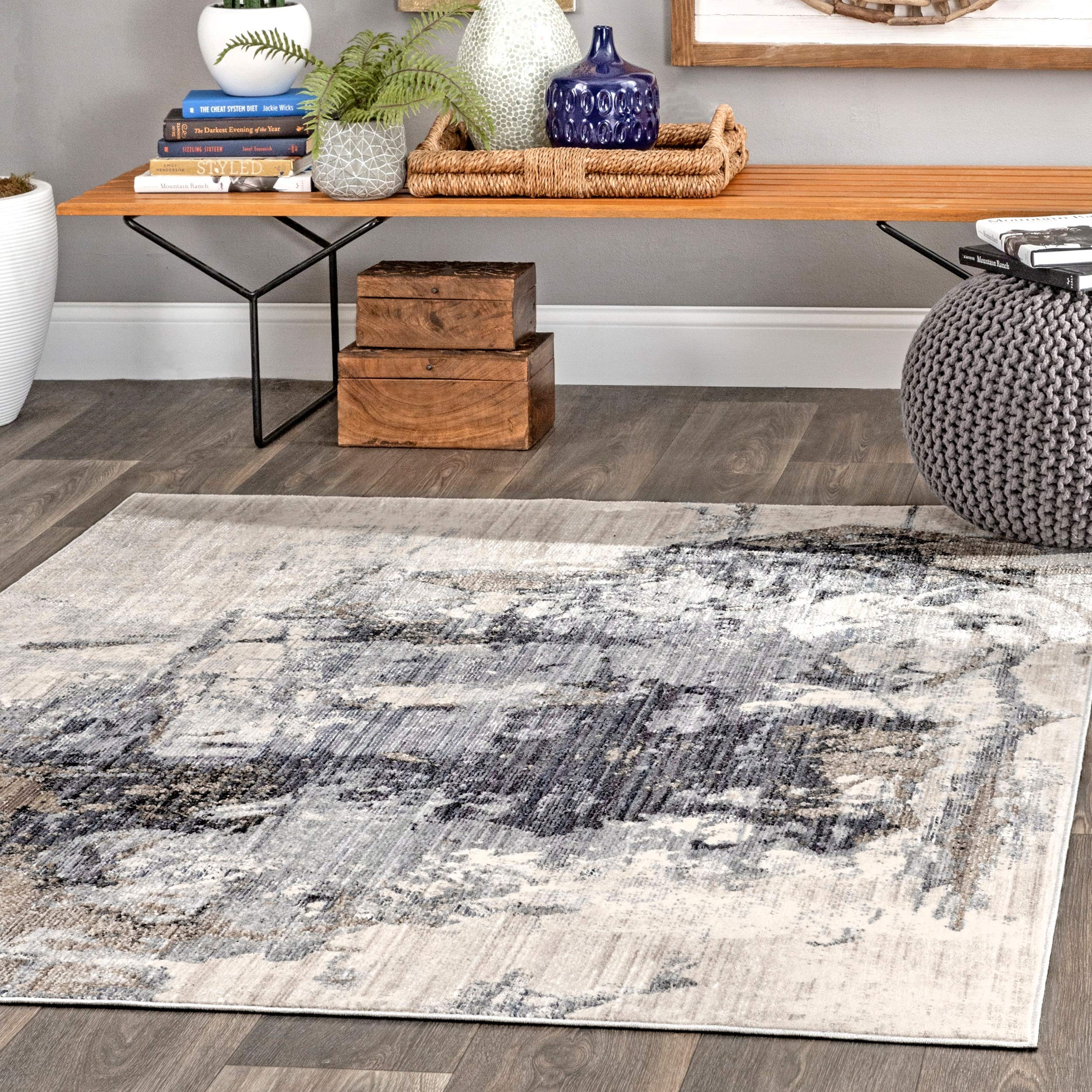 nuLOOM Rivera Abstract Modern Area Rug 8'10