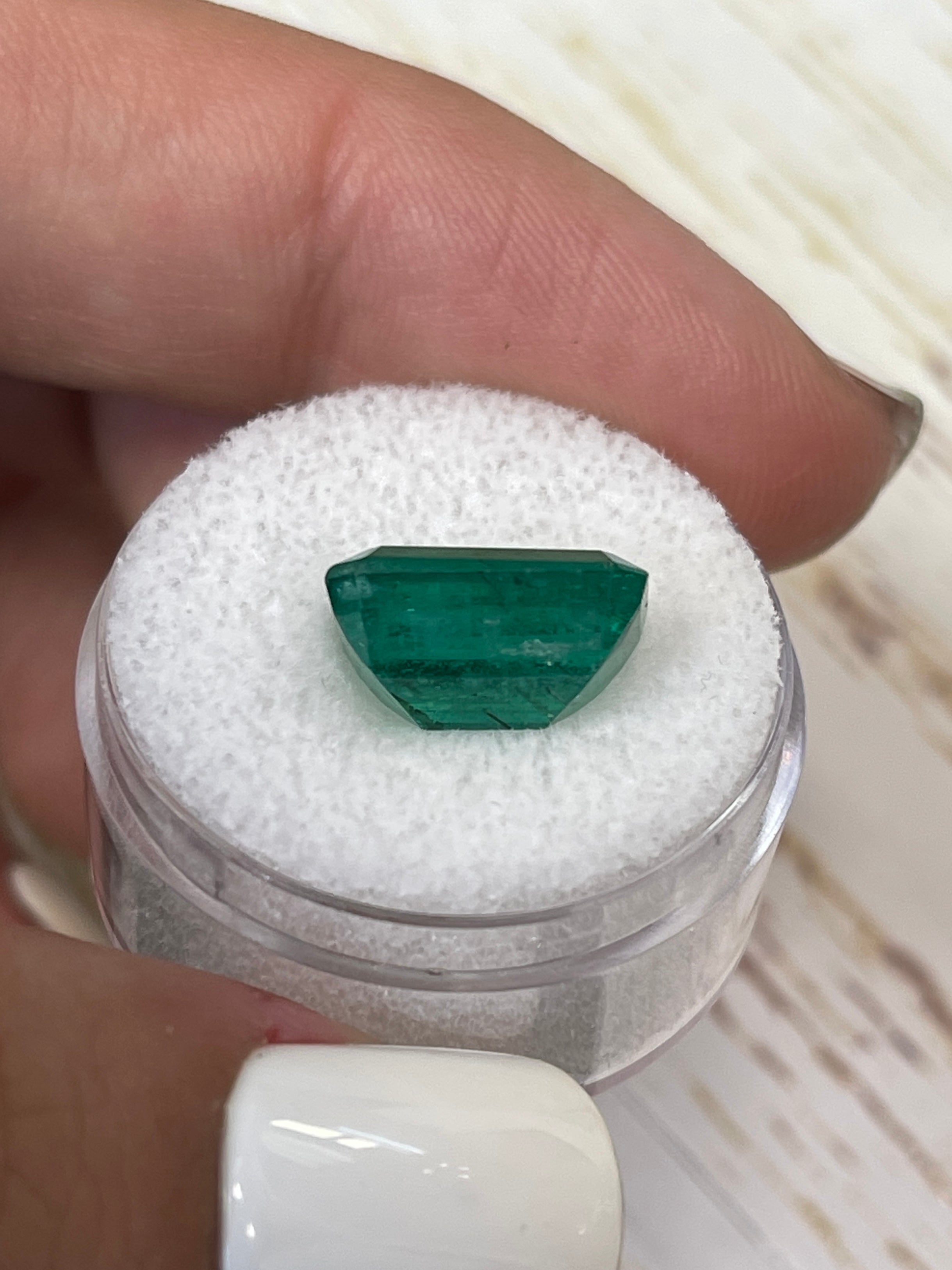 5.97 Carat 13x9mm Vivid Green Natural Loose Zambian Emerald Gemstone - Perfect for Engagement Rings, Fine Jewelry & Collector's Pieces