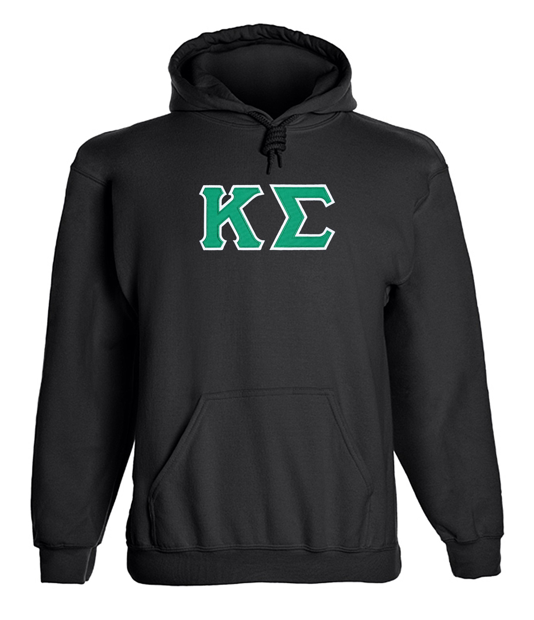 Greek Kappa Sigma Twill Letter Hoodie - Vintage College Fraternity Sweatshirt for Men | Perfect for Campus Wear, Greek Life Events & Casual Outfits