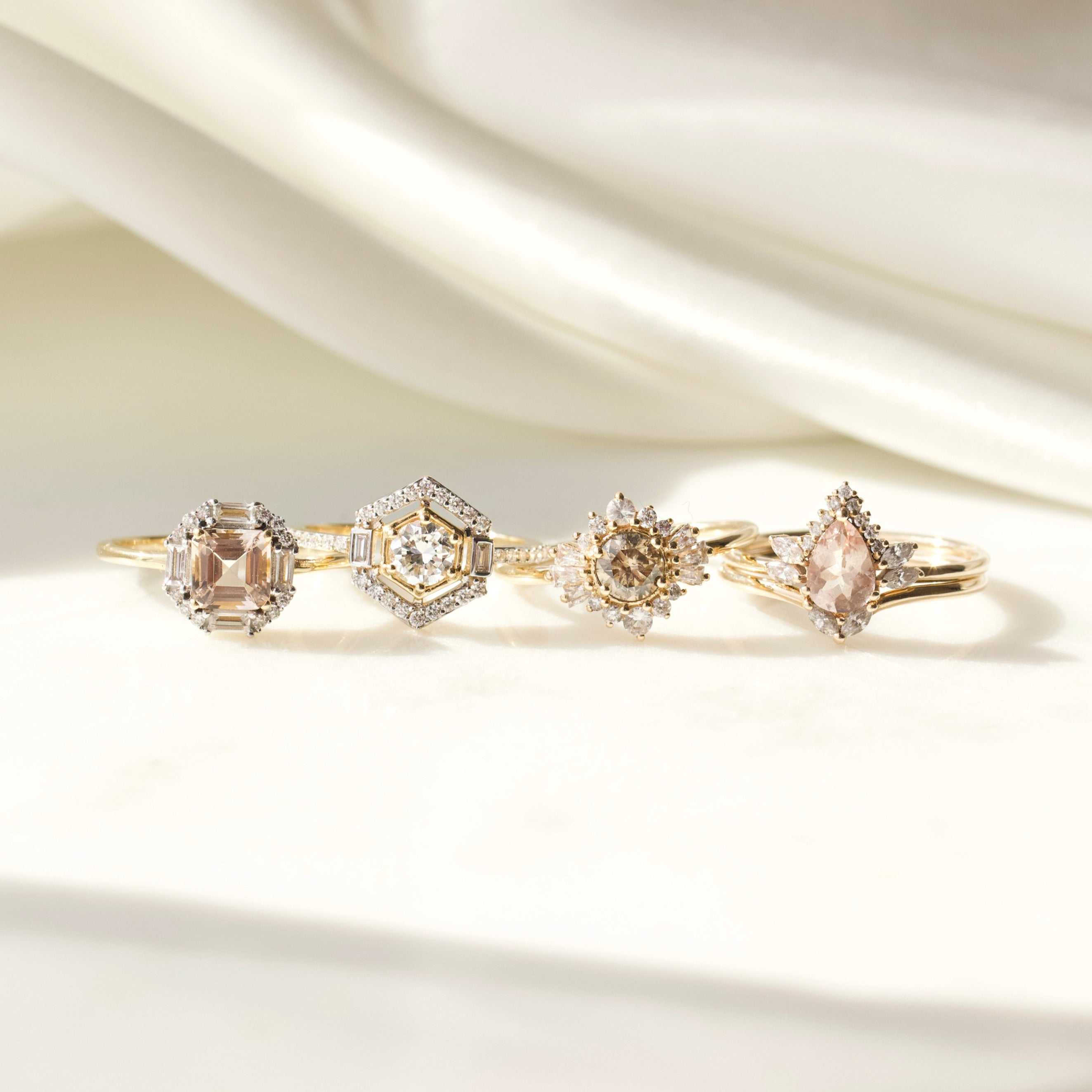 Lab Grown Diamond Ring for Women - UK Size O - Elegant Engagement & Wedding Jewelry Gift