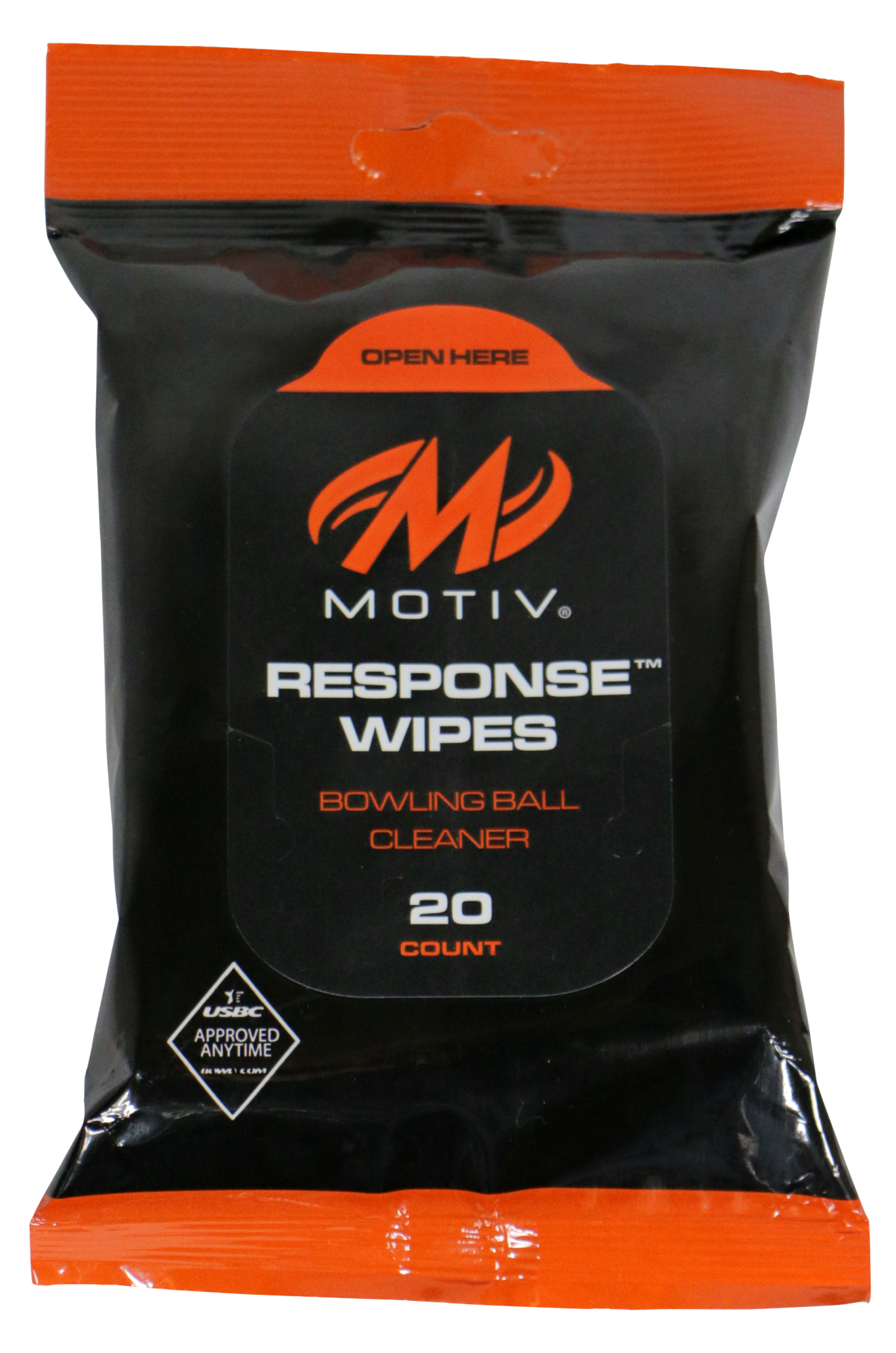 Motiv Response Bowling Ball Cleaning Wipes - Premium Performance Cleaner for Bowling Balls | Perfect for League Play & Tournament Preparation