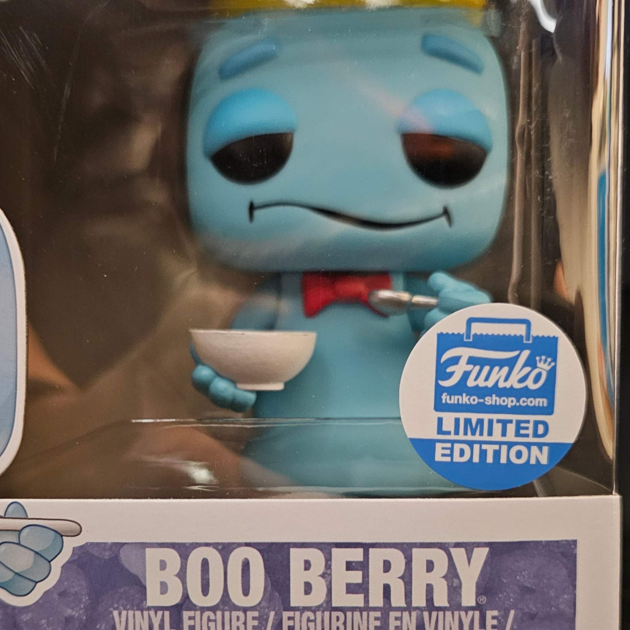 Funko Pop! Vinyl Figure - General Mills Boo Berry with Cereal Bowl | Ad Icons Collectible | Perfect for Pop Culture Fans & Cereal Lovers | Home Display & Office Decor