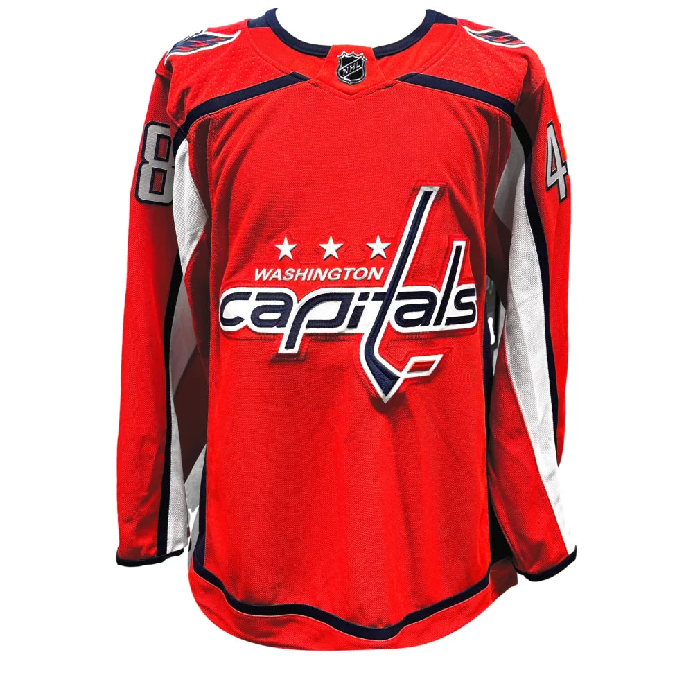 Logan Thompson Autographed Washington Capitals Authentic NHL Hockey Jersey with COA - Signed Hockey Memorabilia for Collectors & Fans - Perfect for Display, Gifts & Sports Memorabilia Collections