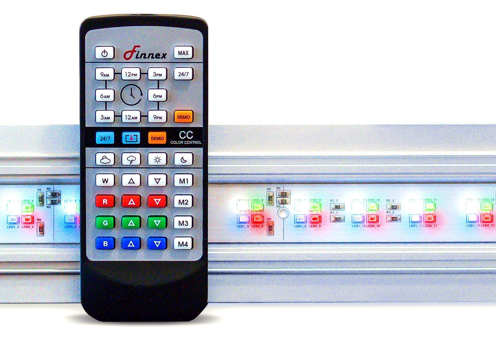 Finnex Planted Plus True 24/7 + HLC Aquarium LED Light - 36 Inch Full Spectrum Fish Tank Lighting with 660nm Deep Red Plant LEDs (HLC-36) - Perfect for Planted Aquariums & Freshwater Fish Tanks