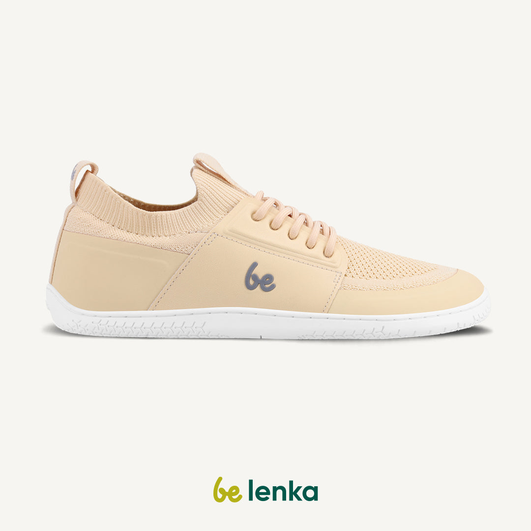 Barefoot Sneakers for Women - Be Lenka Swift Minimalist Shoes | Lightweight & Flexible | Beige Cream | Perfect for Running, Walking & Gym Workouts