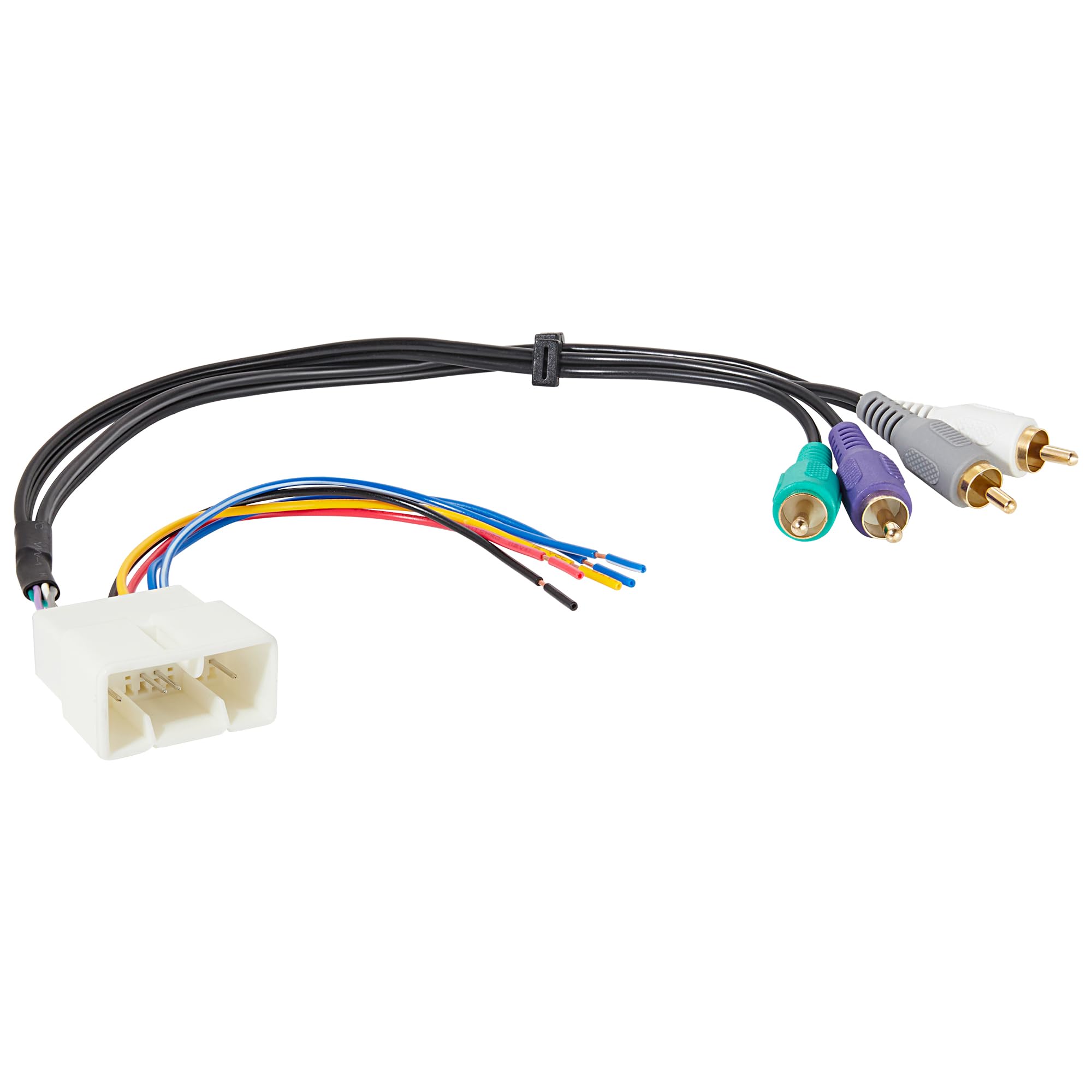 RED WOLF Car AMP Integration Harness with RCA Plug - Compatible with 1992-1999 Toyota Avalon & Lexus ES300 - 15 Pin Connector for Aftermarket Radio, Stereo, CD Player & Receiver Installation - Perfect for Car Audio Upgrades & DIY Installations