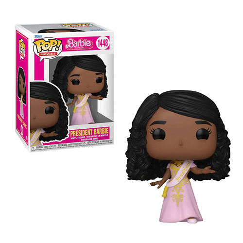 Funko Pop! Barbie The Movie President Barbie #1448 Collectible Figure - Perfect for Barbie Fans, Movie Collectors & Gift Giving