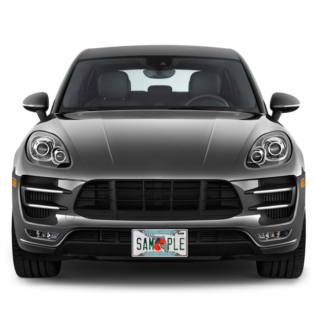 Premium Metal Insert License Plate Frame - Durable & Weatherproof Car Accessory with 4 Solid Holes (Gold) - Perfect for Cars, Trucks & SUVs - Enhances Vehicle Appearance & Protects License Plate