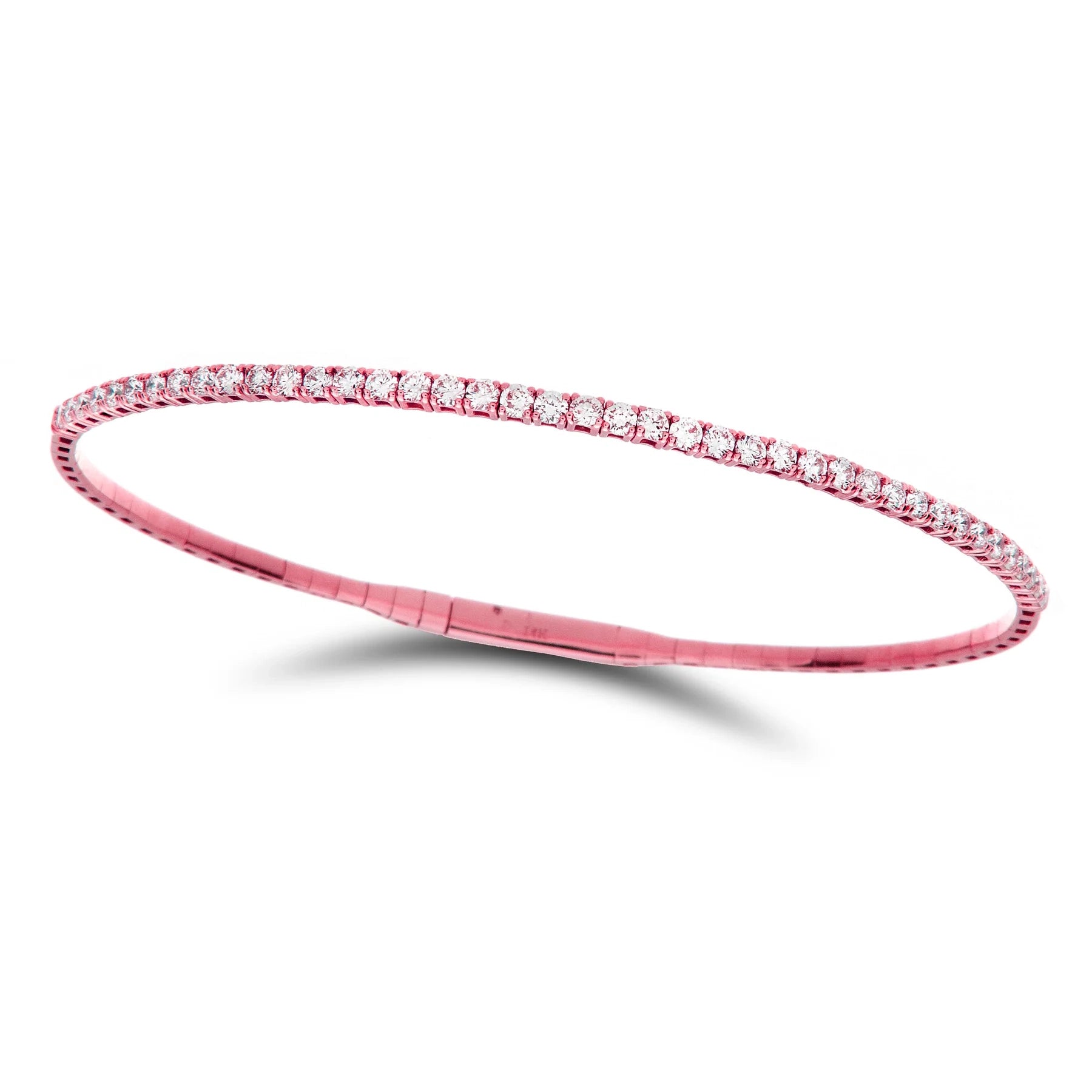 Flexible Diamond Tennis Bracelet for Women - Elegant Stackable Bangle Jewelry for Daily Wear & Special Occasions