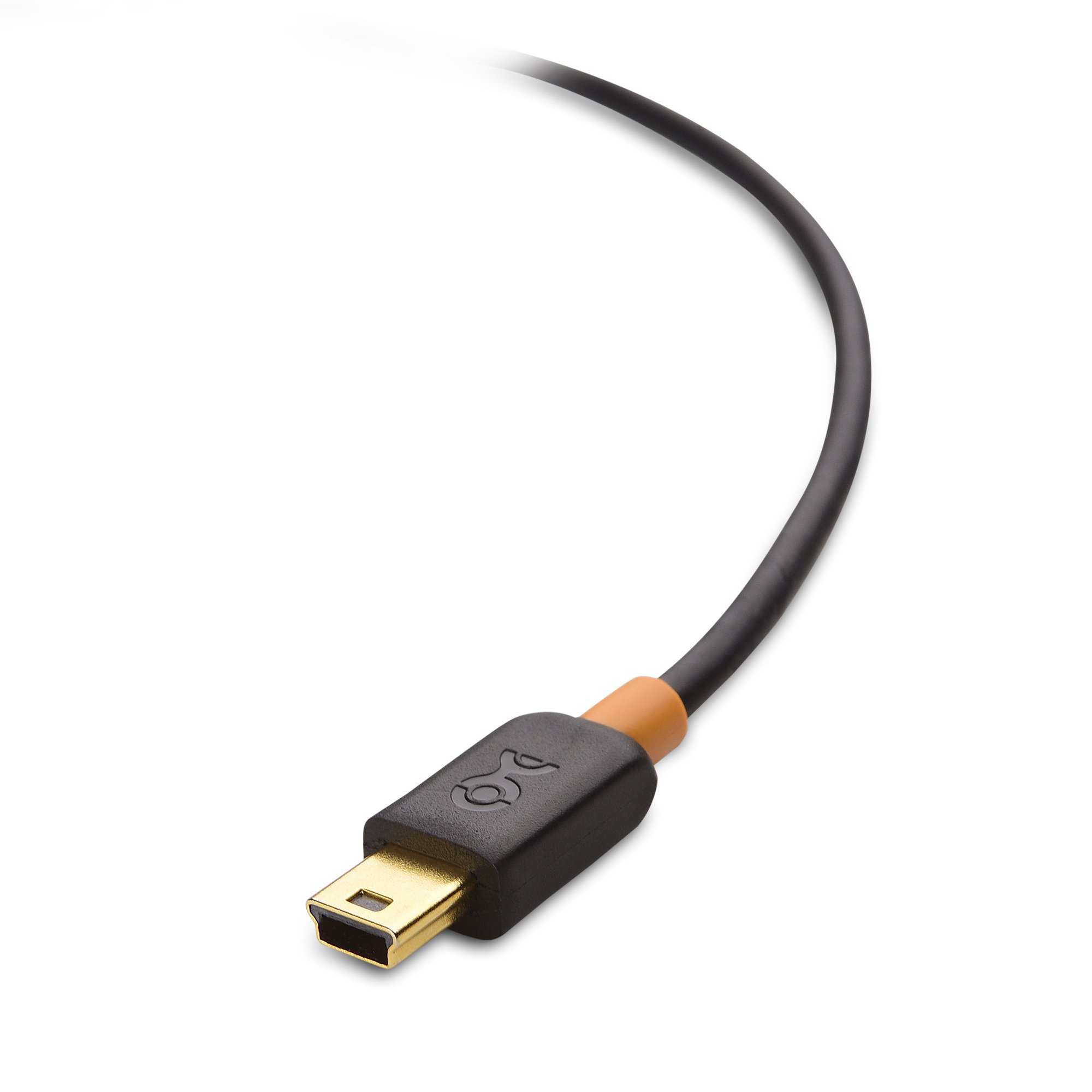 Premium USB C to Mini USB Cable 6.6ft - High-Speed Data Transfer & Charging Cord for Cameras, Game Controllers & Legacy Devices (Black)