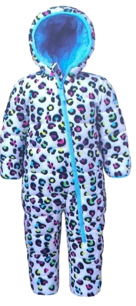 Spyder Baby One Piece Snowsuit for Boys & Girls - Blue, 9-12 Months - Warm Winter Outfit for Infants - Perfect for Snow Play, Skiing & Outdoor Adventures