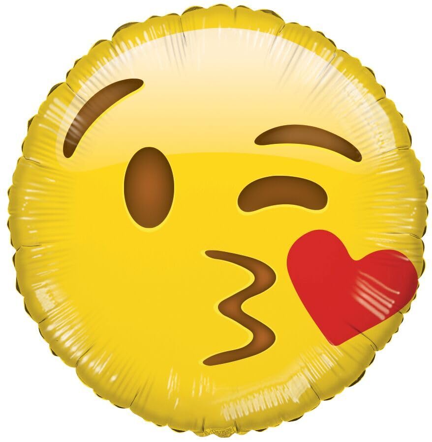 18 Inch Emoticon Kissing Heart