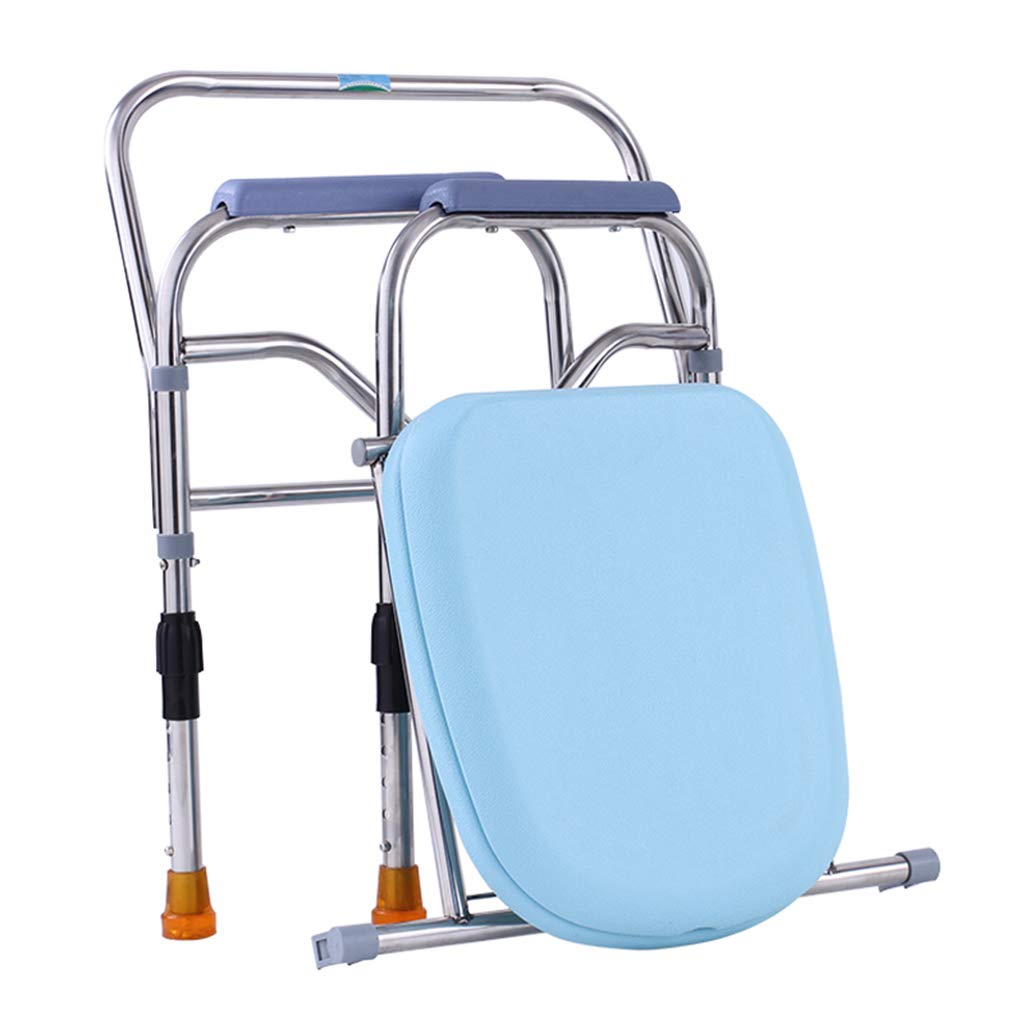 Heavy Duty Bedside Commode Chair for Adults - Medical Toilet Safety Frame with Arms & Back Support - Shower & Bathroom Commode for Elderly, Disabled & Handicapped - Ideal for Home Care, Post-Surgery Recovery & Mobility Assistance