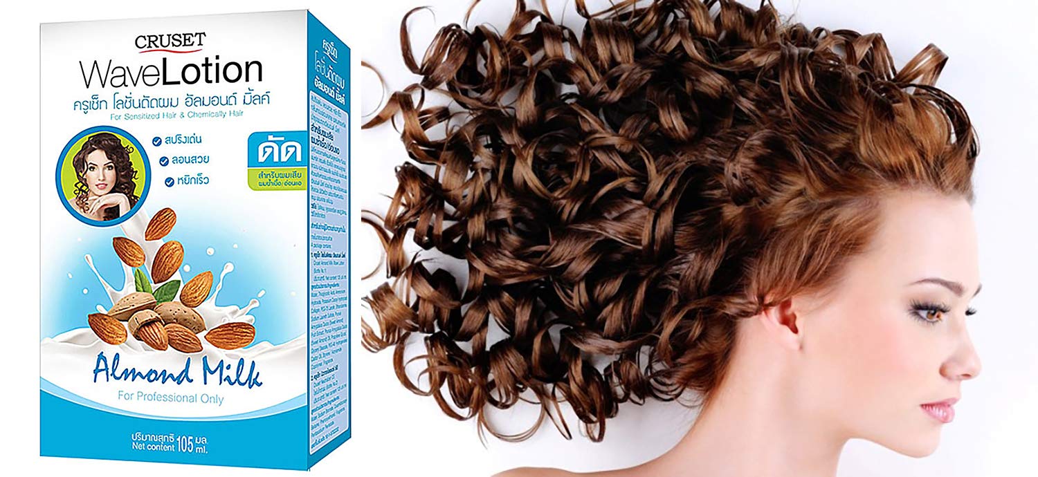 10 Boxes Almond Milk Scented Hair Perm Lotion for Curly & Wavy Hair - Adds Texture & Volume - Perfect for Salon Styling & Home Hair Care
