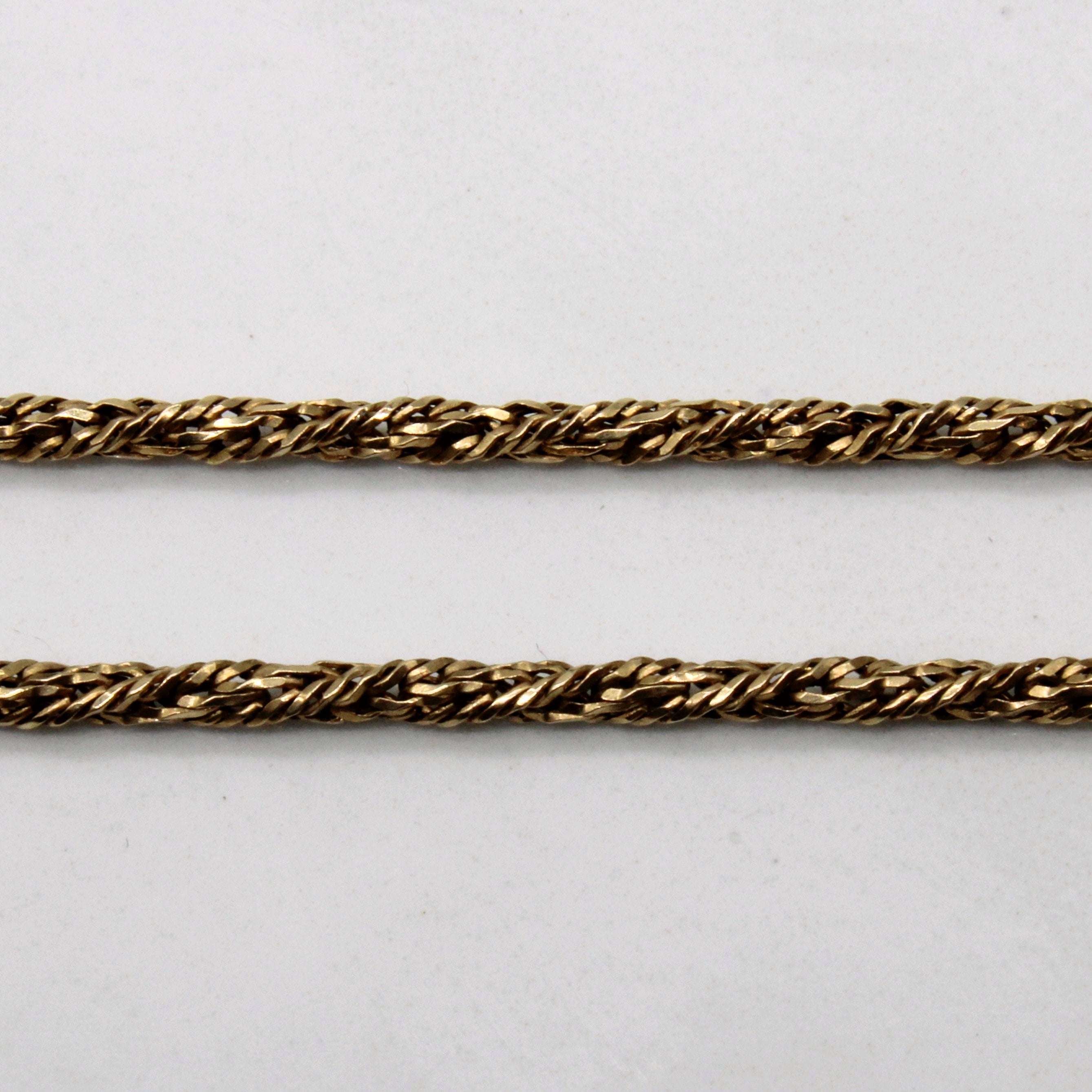 10K Yellow Gold Rope Chain Necklace 20 Inches - Durable & Stylish Jewelry for Men & Women | Perfect for Everyday Wear, Gifts & Special Occasions
