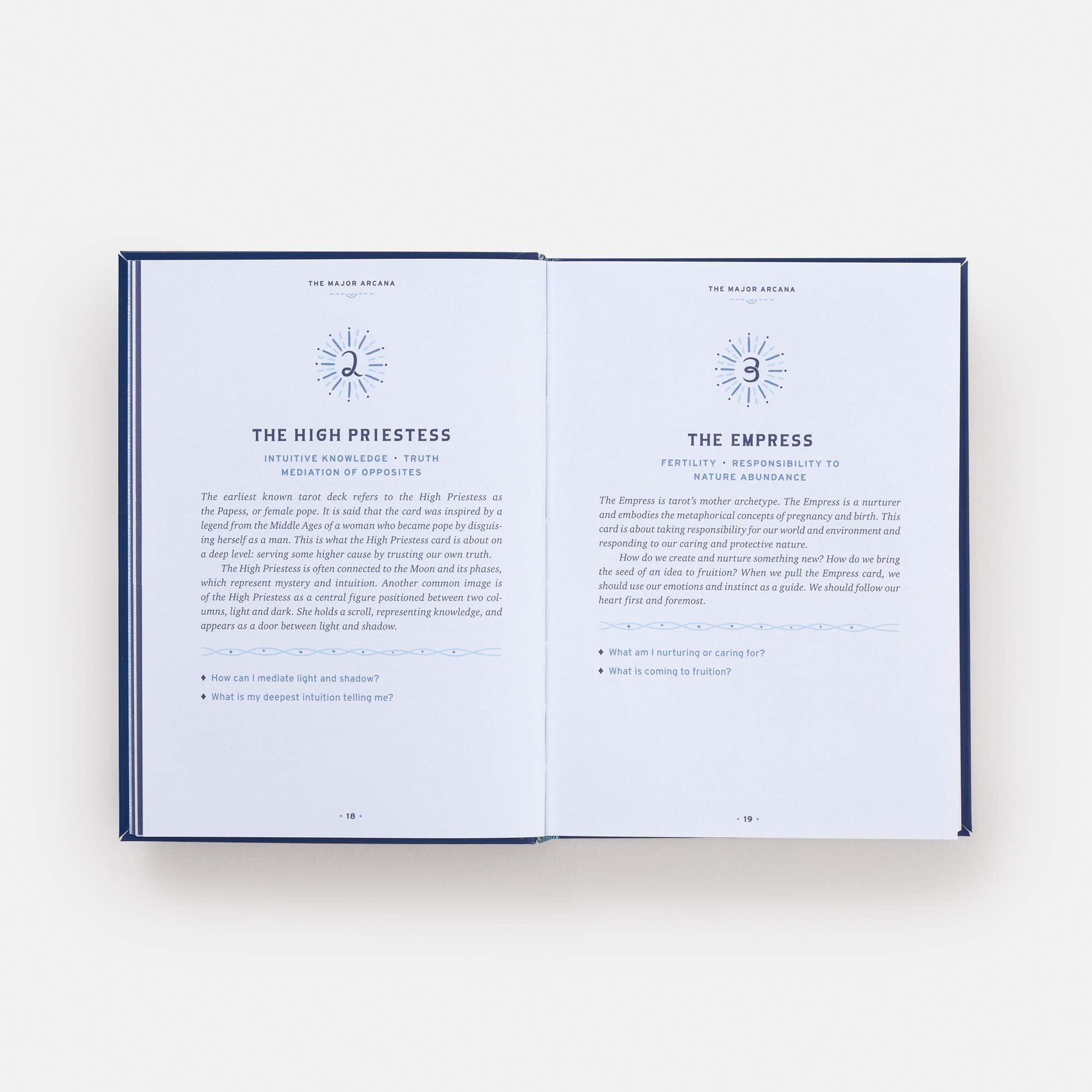 Illuminated Tarot Journal for Beginners & Advanced Practitioners - Perfect for Daily Readings, Meditation & Spiritual Growth