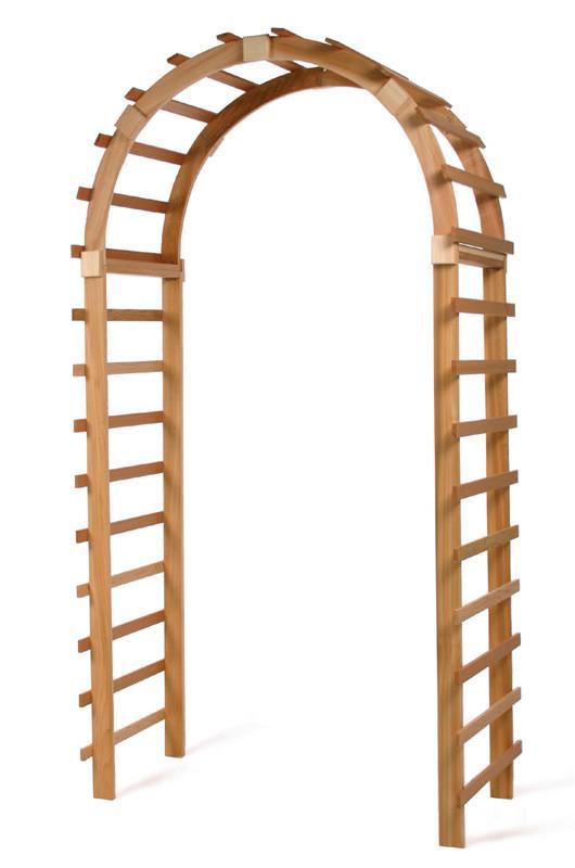 Premium Cedar Wood Trellis Arbor for Garden - Climbing Plant Support, Outdoor Vine Structure, Rustic Backyard Decor - Perfect for Roses, Grapes, and Ivy