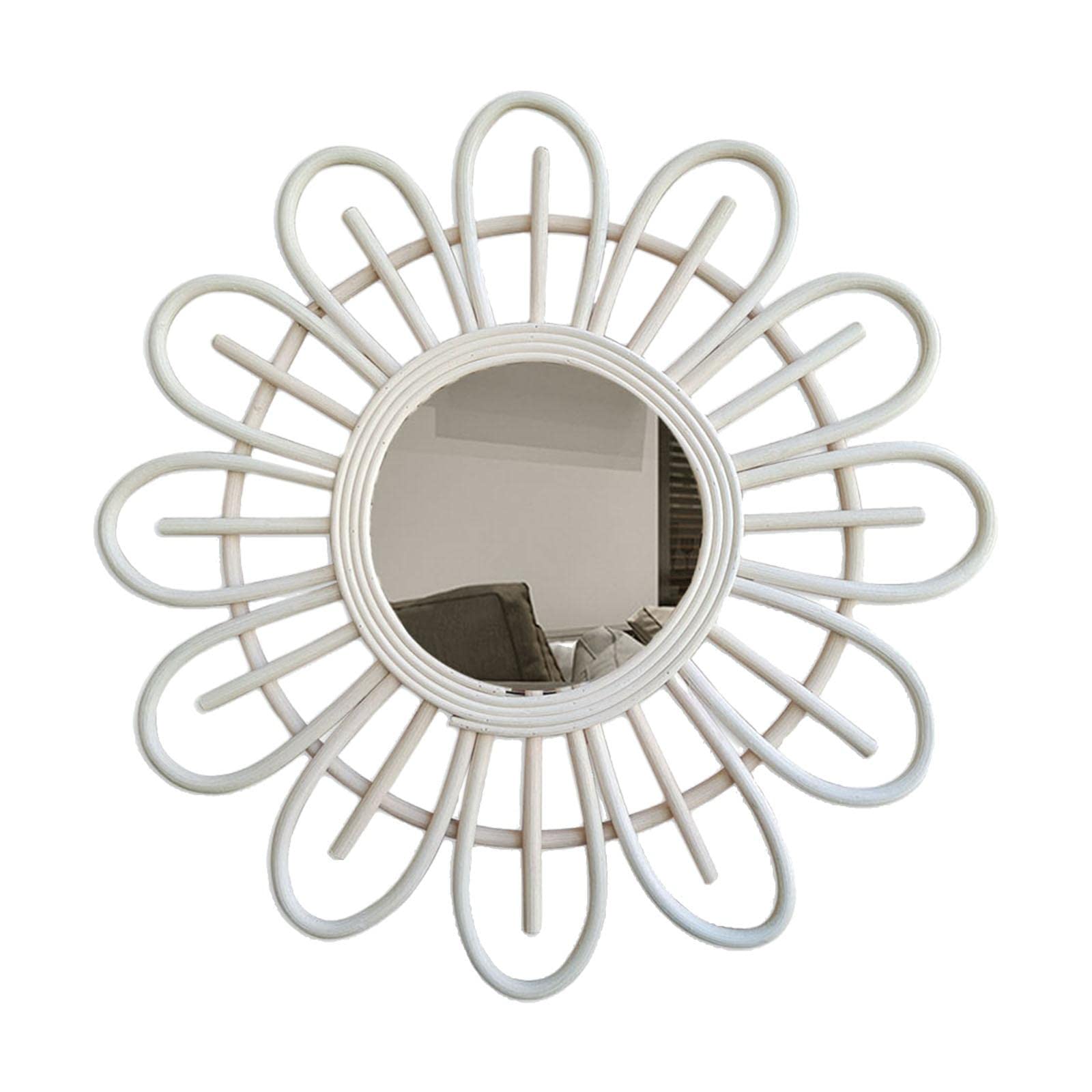 Bohemian Wall Mirror for Entryway & Bathroom Decor