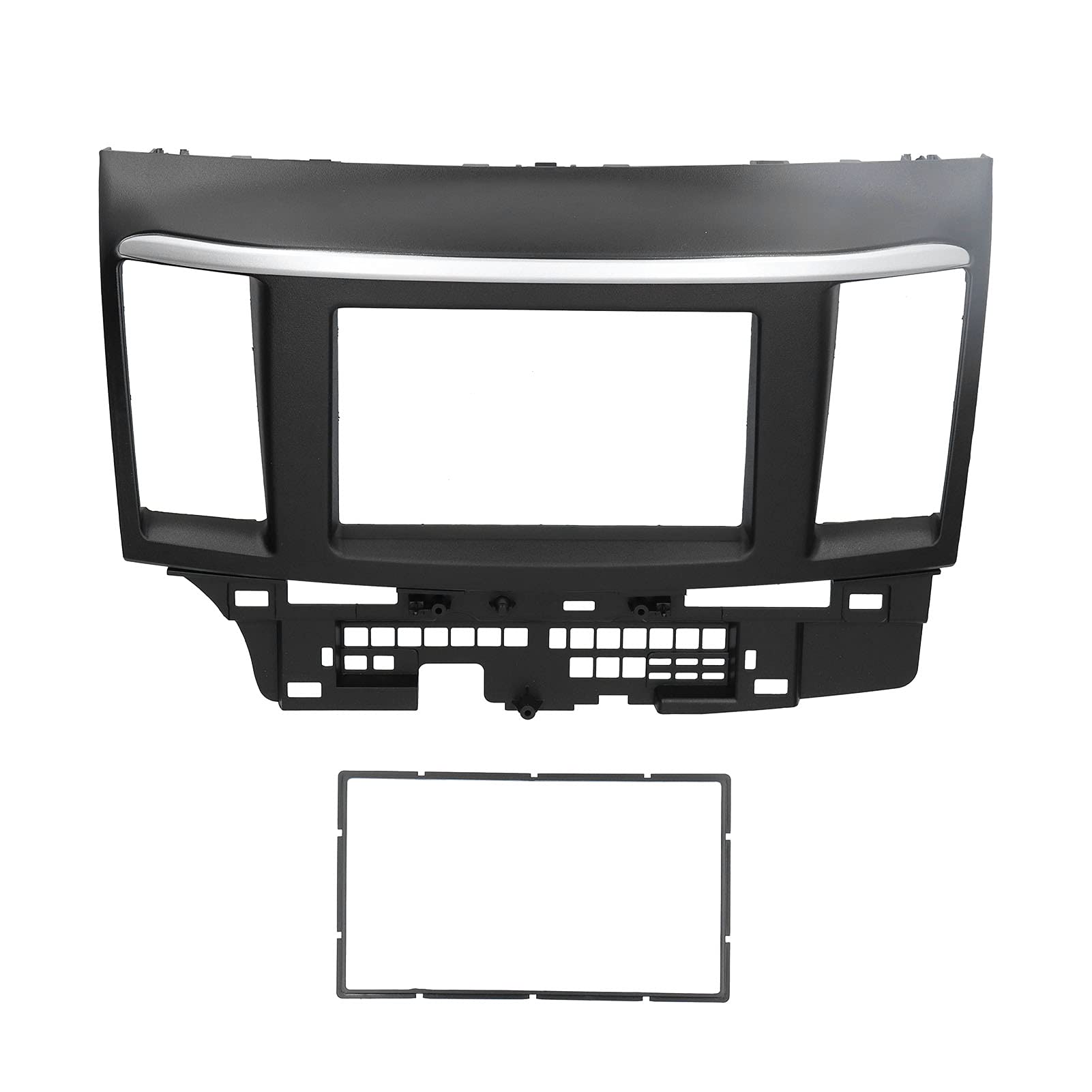 Universal Car Radio Mount Fascia Panel - Easy Installation Replacement for 2010+ & 2007+ Vehicles | Perfect for Aftermarket Stereo Upgrade & Dashboard Repair