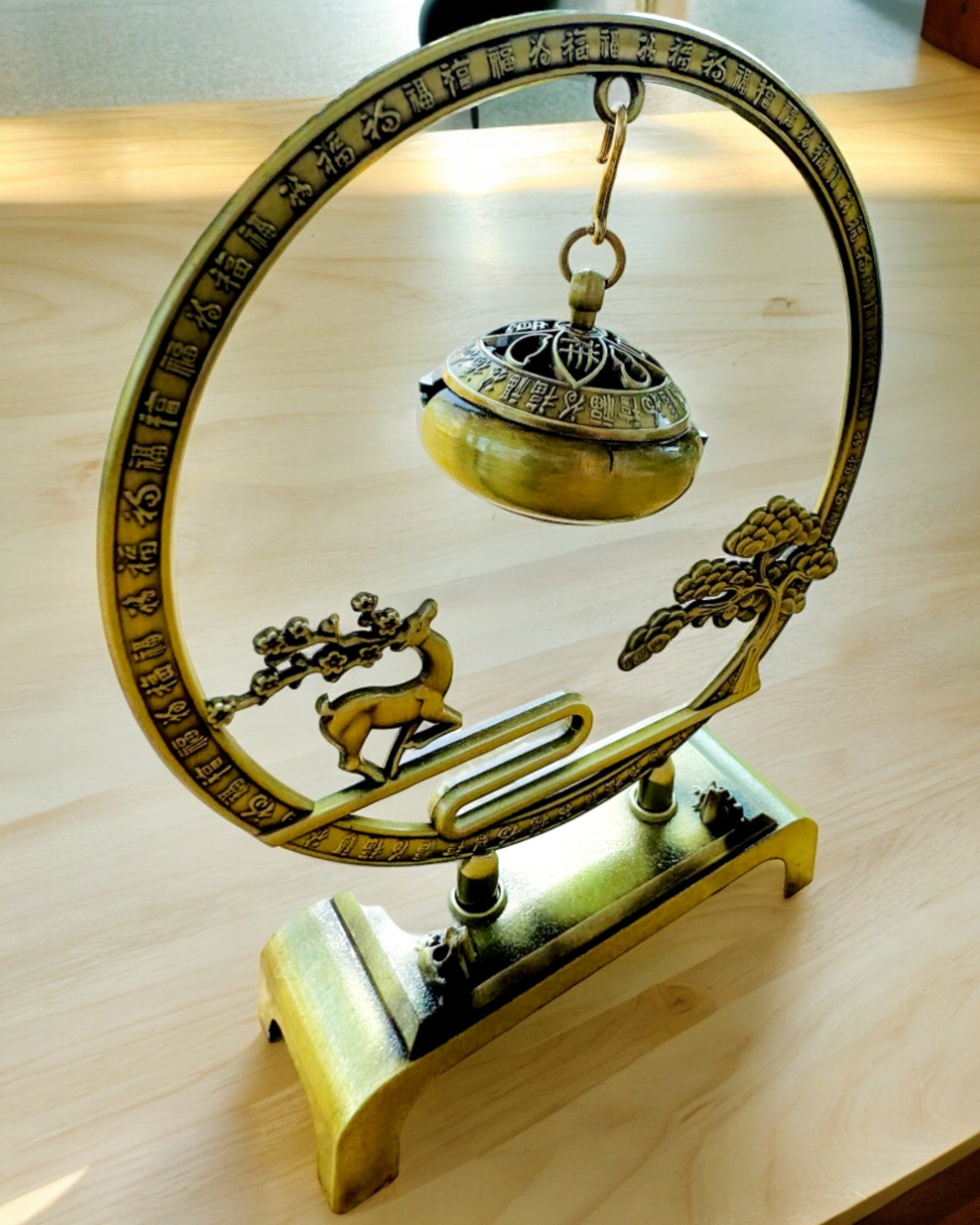 Elegant Metal Incense Holder for Aromatherapy - Personalized Engraving Available | Perfect for Meditation, Yoga, and Home Decor
