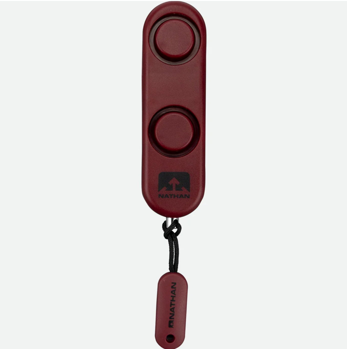 Nathan SaferRun Ripcord Siren Personal Alarm - Loud 130dB Safety Whistle for Runners, Joggers & Outdoor Activities | Emergency Alert Device for Hiking, Camping & Night Safety