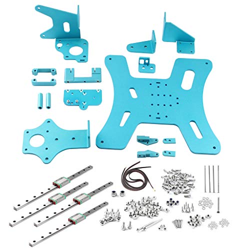 Riiai 3D Printer Upgrade Kit - Linear Rail Guide Slider for BLV & Ender 3 Pro/3 | Includes Gates XY Axis Belts, Screws & Aluminum Plates | MGN Linear Rail System for Smoother Printing | Perfect for DIY 3D Printer Modifications & Precision Printing Projects