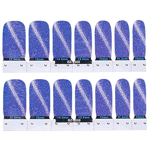 Non-Toxic Glitter Nail Polish Decals - Fashionable & Odor-Free Nail Art Stickers for Women & Teens - Perfect for Parties, Weddings & DIY Home Manicures