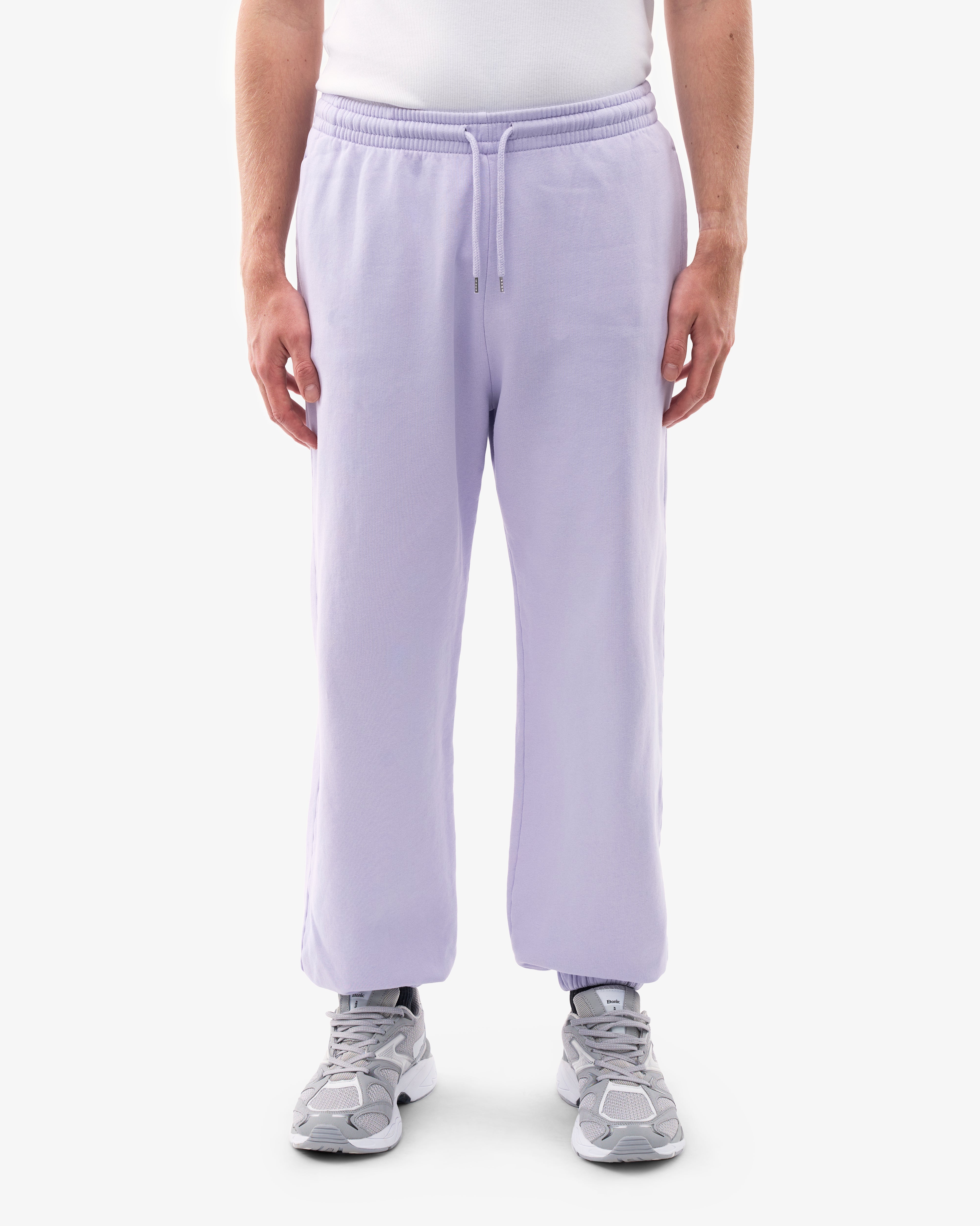 Organic Relaxed Sweatpants for Women - Soft Lavender Cotton Joggers | Lounge, Yoga & Home Comfort Wear