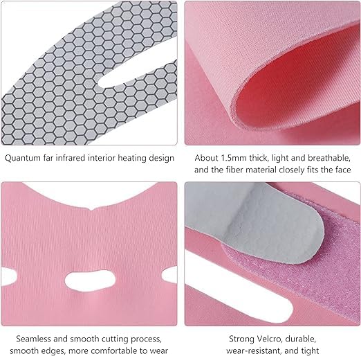 Piercell™ V Line Face Shaper - Chin & Cheek Lift Up Belt for Women | Elastic Face Slimming Bandage | Anti-Wrinkle Facial Strap for Skin Tightening & Contouring | Perfect for Home Spa, Skincare Routine & Self-Care Moments