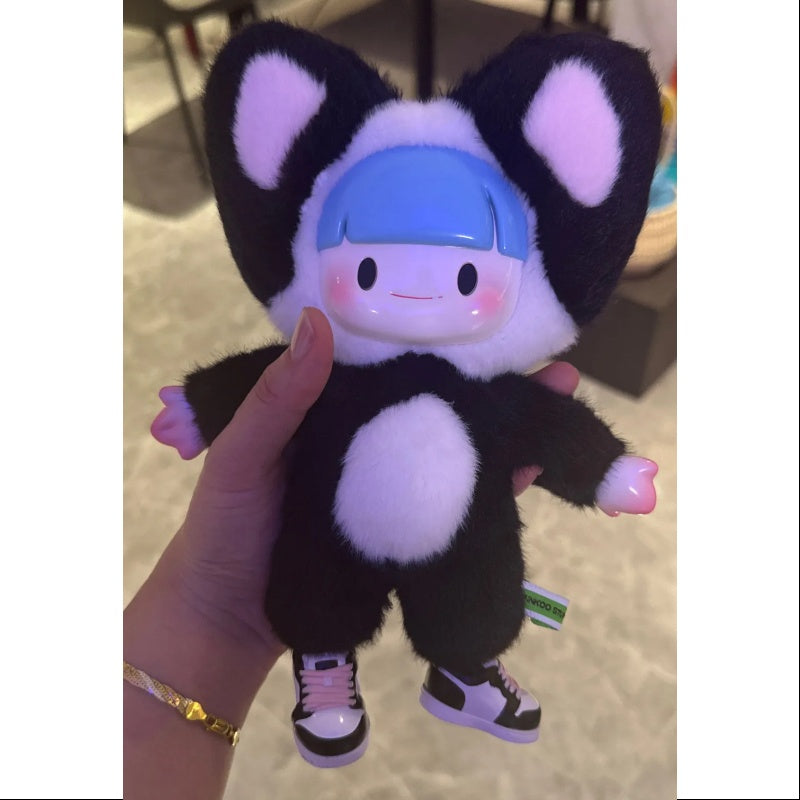 Adou Yummy Plush Series Secret Brown Sugar Bobo Bean (1/72) - Cute Collectible Stuffed Toy for Kids & Adults | Perfect for Gifts, Bedroom Decor, and Stress Relief