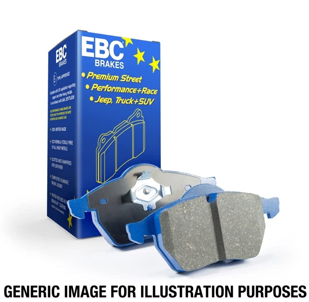 High-Performance EBC Bluestuff S/T Brake Pads for Racing & Track Use – Premium Ceramic Brake Pads for Sports Cars, Muscle Cars & High-Performance Vehicles