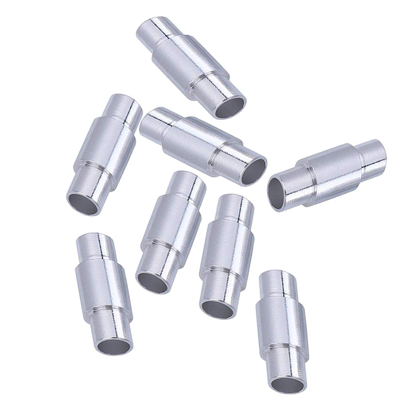 8-Pack Aluminum Skateboard Spacers for 6mm Axles - Silver | Perfect for Longboard, Skateboard & Scooter Wheel Maintenance