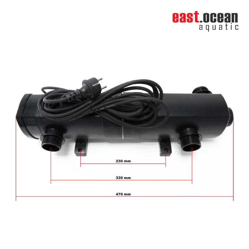 SUNSUN CUV Series UV Clarifier Filter for Aquariums - CUV 218 & CUV 236 Models - Effective Water Sterilization for Fish Tanks, Ponds, and Aquatic Systems