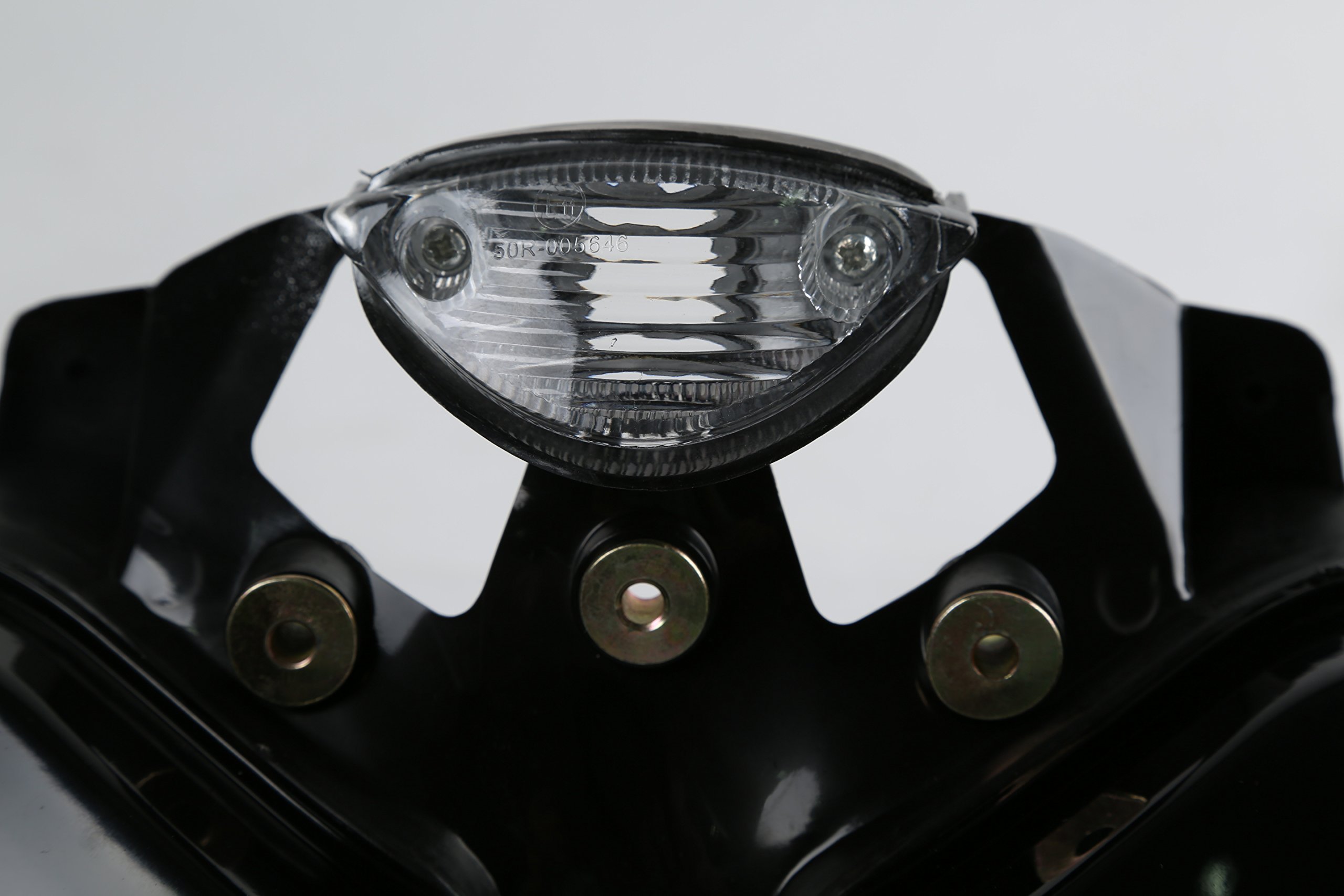 XFMT Motorcycle Headlight Assembly - Compatible with Honda CBR 600RR 2003-2006 Models - High Performance LED Headlamp for Night Riding and Improved Visibility