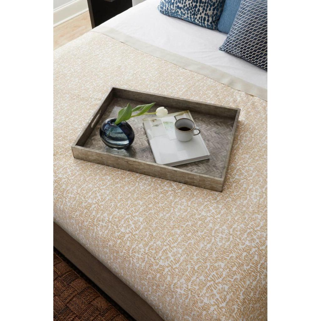 Cyan Design 11681 Triton Rectangle Serving Tray - Large Smoke Gray - Elegant Home Decor for Dining, Coffee Table, or Entryway Organization