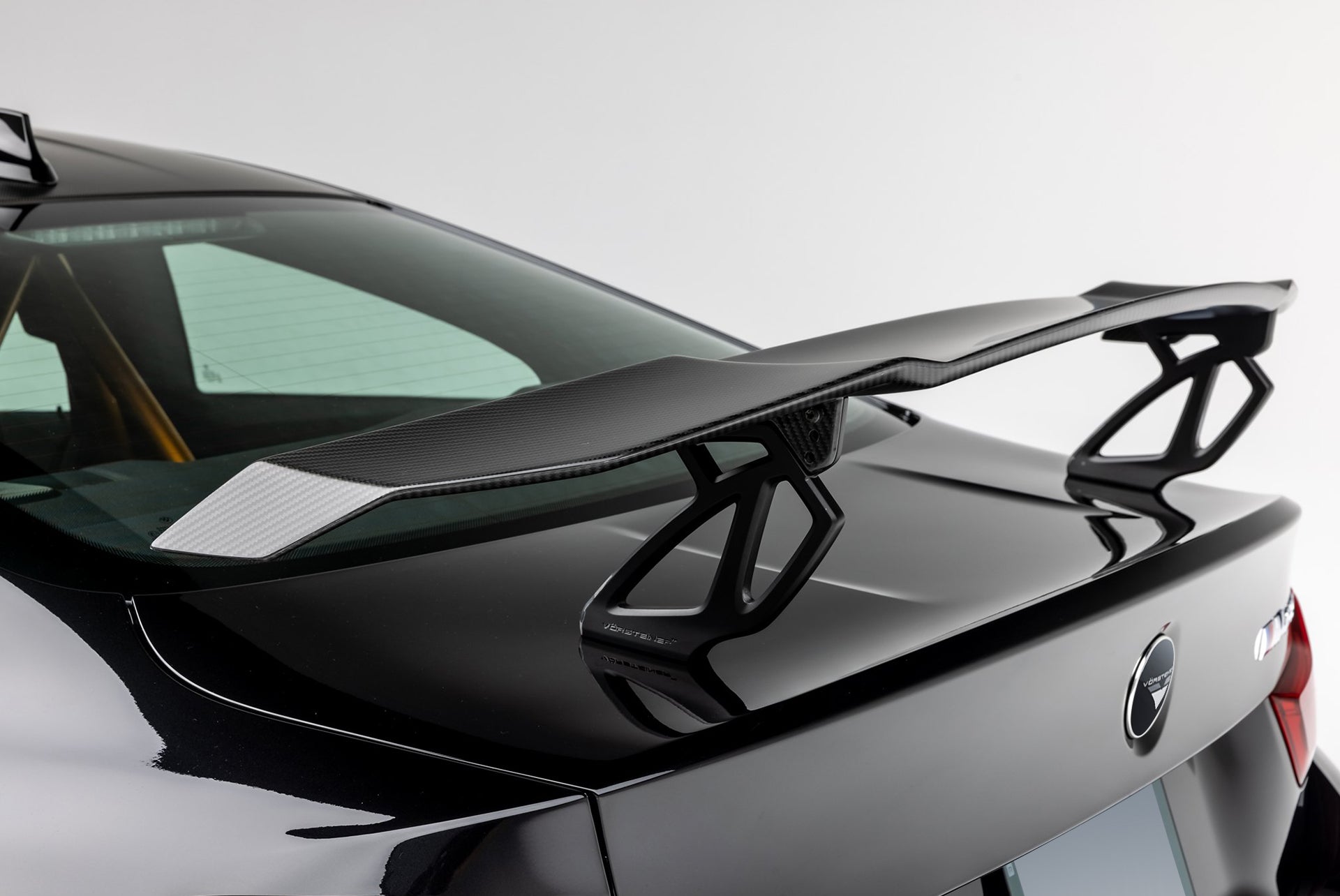 BMW F8X M3 M4 VRS GTS Matte Black Aero Uprights V Style™ - Performance Upgrade for Track & Street Racing - Enhance Aerodynamics & Style