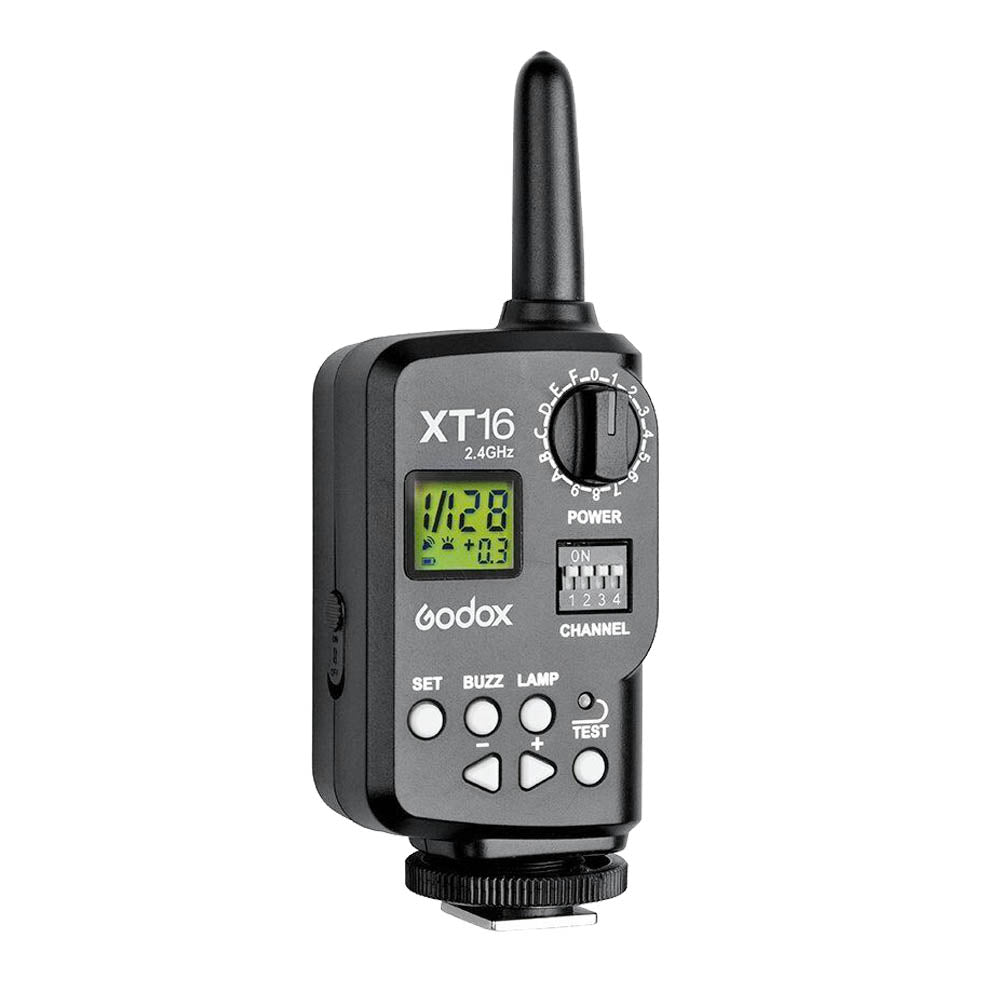 XT16 2.4GHz Wireless 16 Channel Radio Flash Trigger for Canon Nikon Sony DSLR Cameras - Perfect for Studio Photography, Outdoor Shoots & Event Photography
