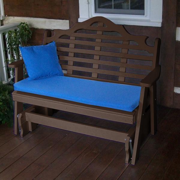 Eco-Friendly Recycled Plastic Poly Marlboro Glider Rocking Chair – Perfect for Patio, Porch, and Outdoor Relaxation