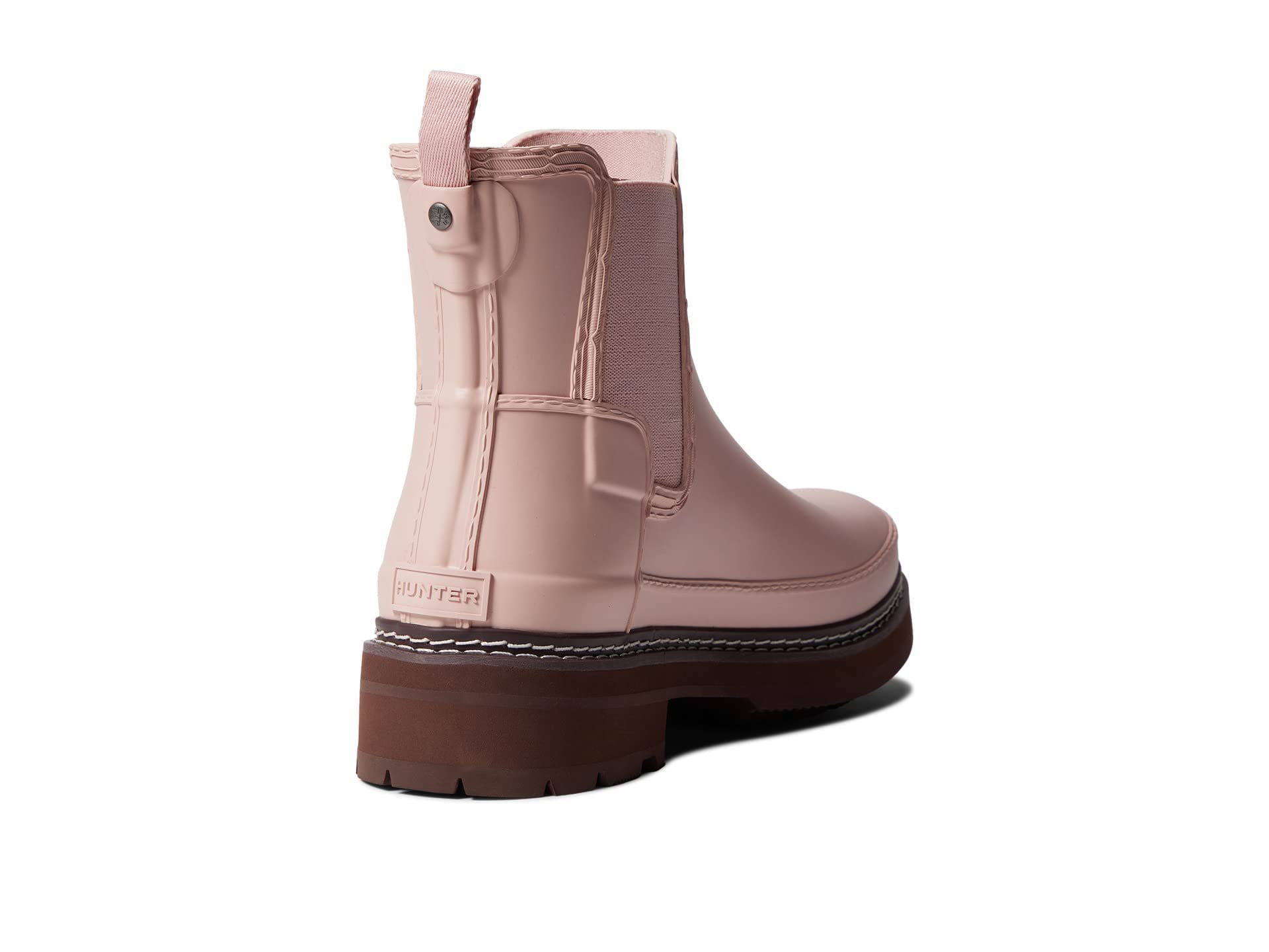 Hunter Women's Refined Chelsea Rain Boots - Waterproof Ankle Booties with Stitch Detail | Perfect for Rainy Days, Outdoor Adventures & Casual Wear