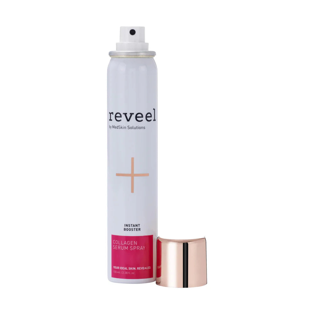 Reveel Collagen Serum Spray - 100ml Hydrating Facial Mist with Hyaluronic Acid | Anti-Aging & Skin Brightening | Perfect for Daily Skincare Routine & On-the-Go Refreshment