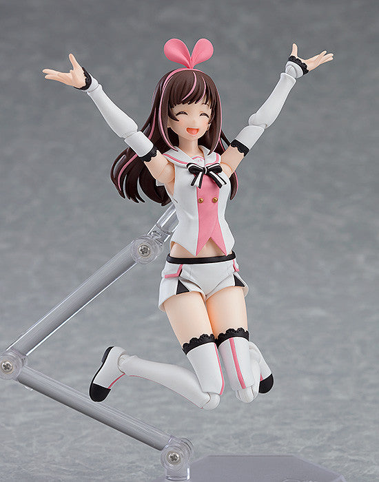 Figma #411 Kizuna Ai A.I. Channel Anime Action Figure - Collectible Virtual YouTuber Model for Display & Cosplay Enthusiasts