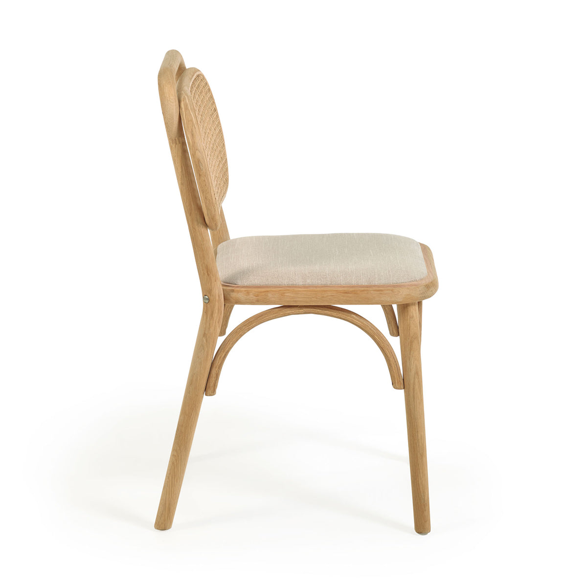 Doriane Rattan Dining Chair - Natural Wicker Patio Chair for Outdoor & Indoor Use - Perfect for Dining Room, Garden, and Poolside